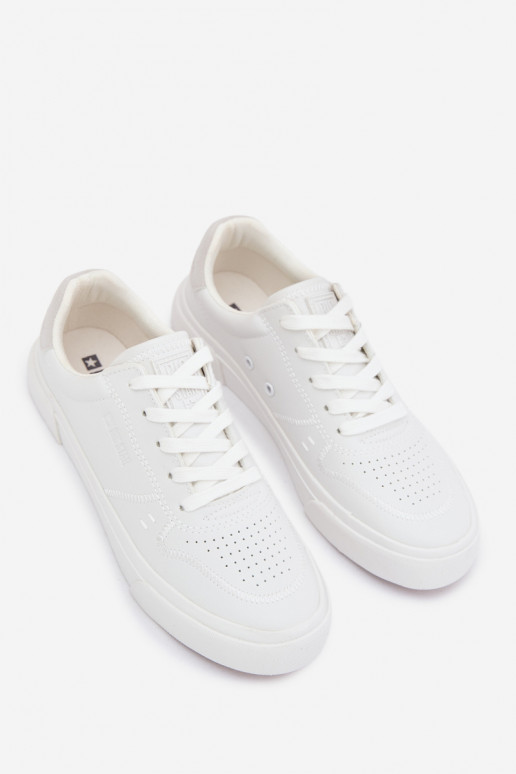 Naisten sneakers-kengät Big Star TT274008 valkoisena