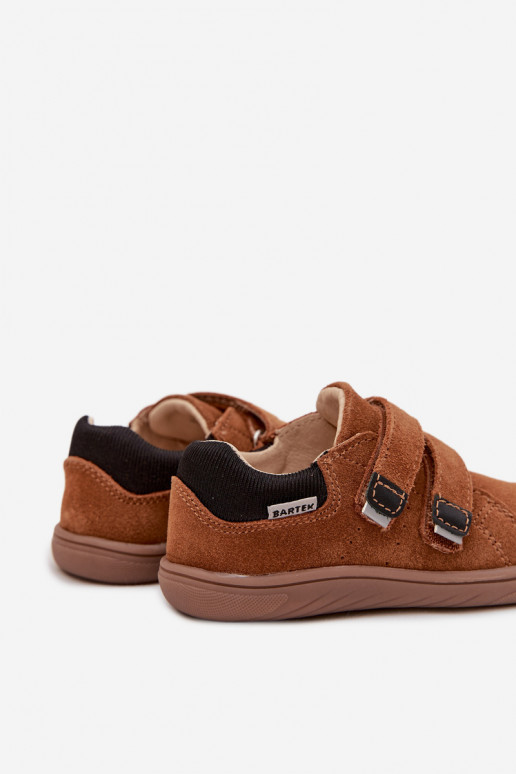 Laste nahast Barefoot saapad Bartek 8600363 pruuni värviga
