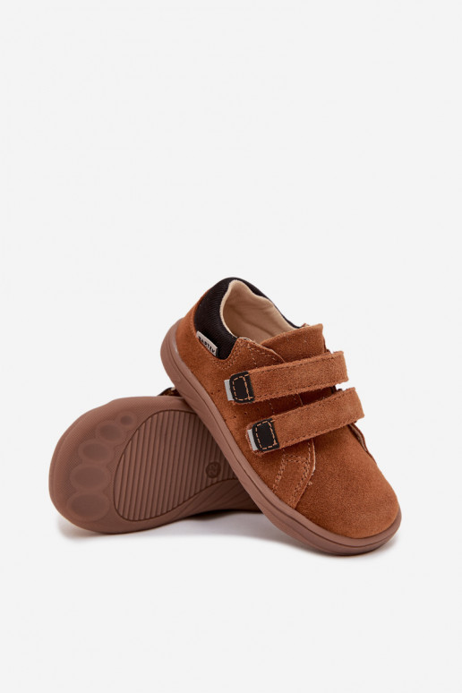 Laste nahast Barefoot saapad Bartek 8600363 pruuni värviga
