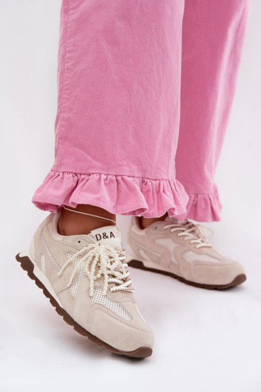 MK61-0705 halli värvi suede naiste tossud
