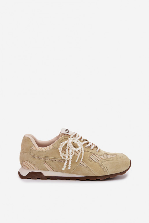 MK61-0705 helesinise värvi suede naiste tossud