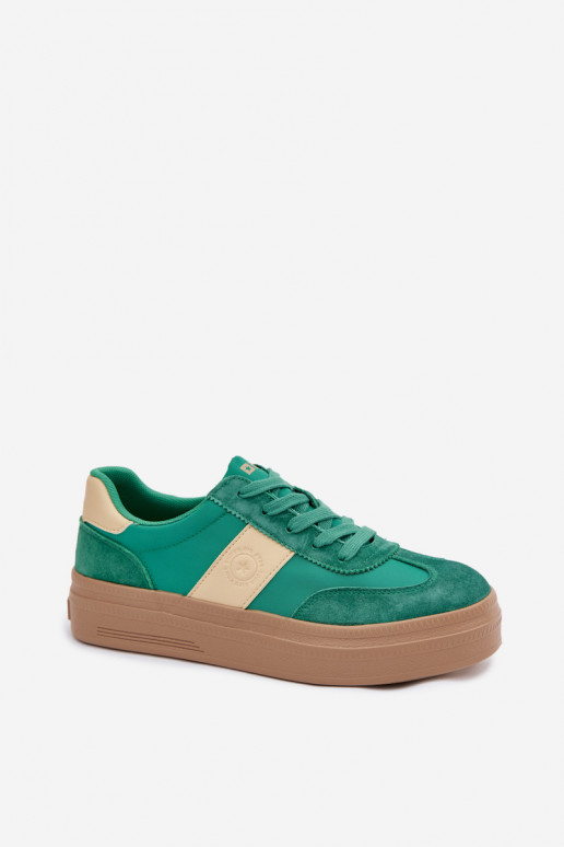 Naise sametised spordijalatsid Big Star TT274163 rohelises toonides