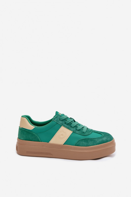 Naise sametised spordijalatsid Big Star TT274163 rohelises toonides