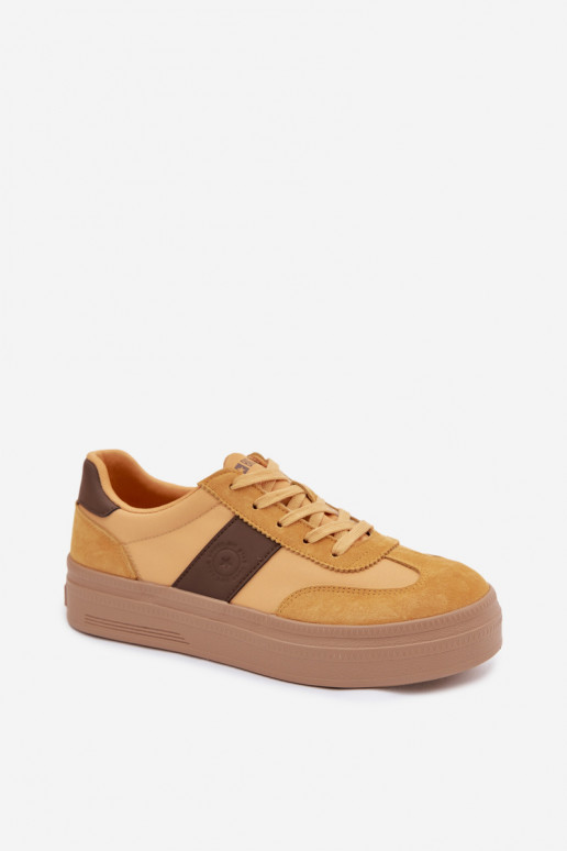 Naise sametised spordijalatsid Big Star TT274166 kollastes toonides