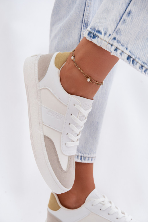 Naisten madalad sneakers jalatsid Big Star TT274767 valge