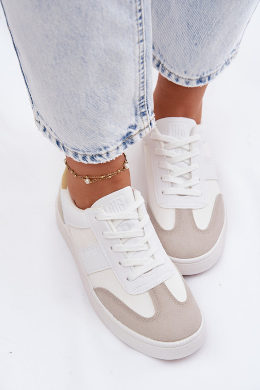 Naisten madalad sneakers jalatsid Big Star TT274767 valge