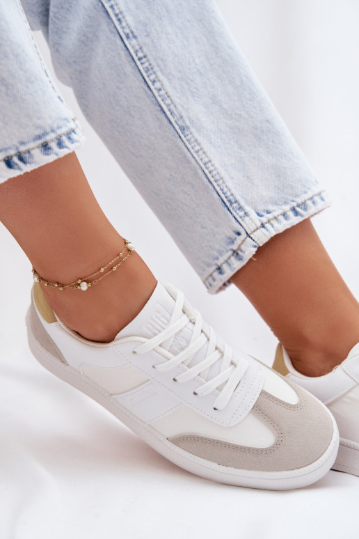 Naisten madalad sneakers jalatsid Big Star TT274767 valge