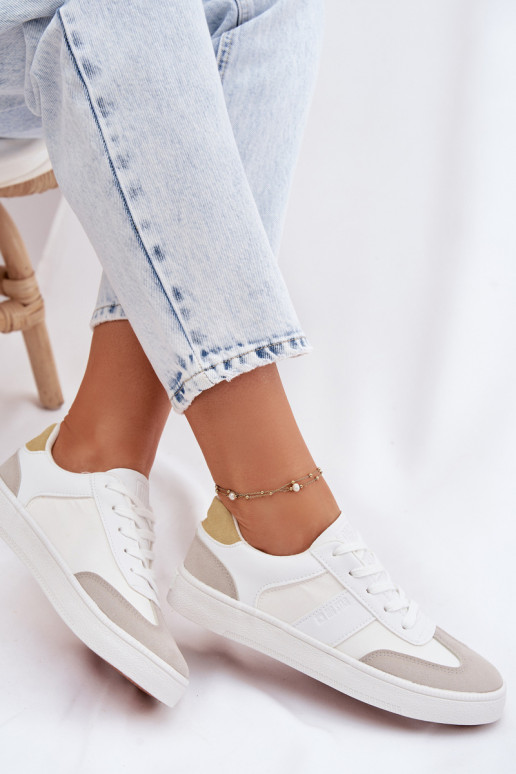 Naisten madalad sneakers jalatsid Big Star TT274767 valge