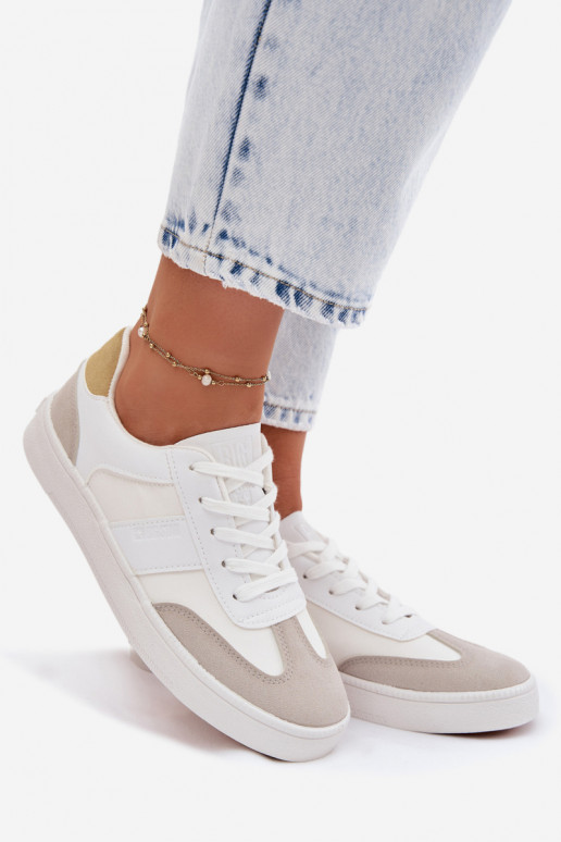 Naisten madalad sneakers jalatsid Big Star TT274767 valge
