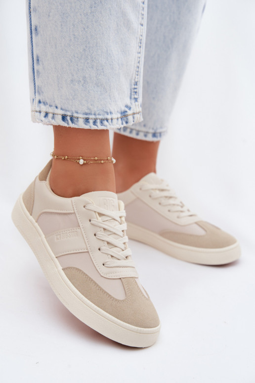 Naisten madalad sneakers jalatsid Big Star TT274768 beež