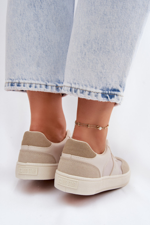 Naisten madalad sneakers jalatsid Big Star TT274768 beež