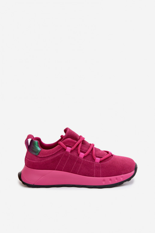 Naisten nubukist sneakers jalatsid Bemela roosa