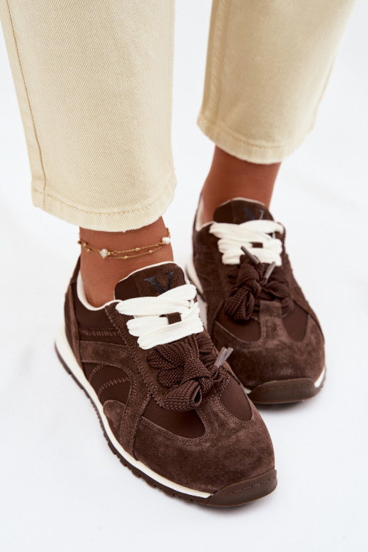 Suunilised naiste spordijalatsid Vinceza 86427 šokolaadi värvi