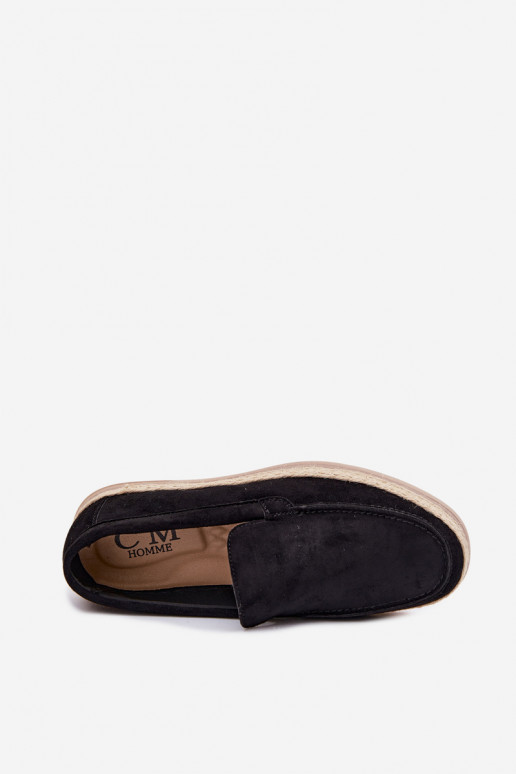 Rexton mustad meeste mokasiinid espadrillid