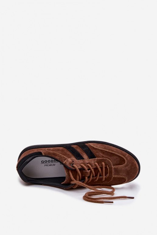 Pealhk seemisnakhsed Sneakers tüüpi jalanõud Pealiste omad pruunid värvi Ismina