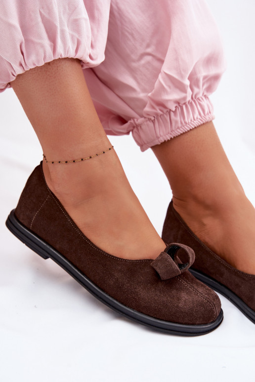 Seemisnahast kingad naistele Zazoo 379 šokolaadi värvi