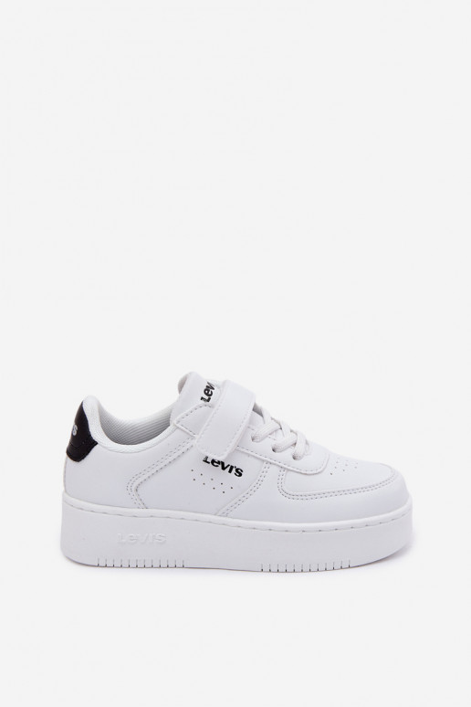 Laste spordijalatsid LEVI'S NEIN UNION BOLD VUNB0001S kleepuvate kinnitustega valged