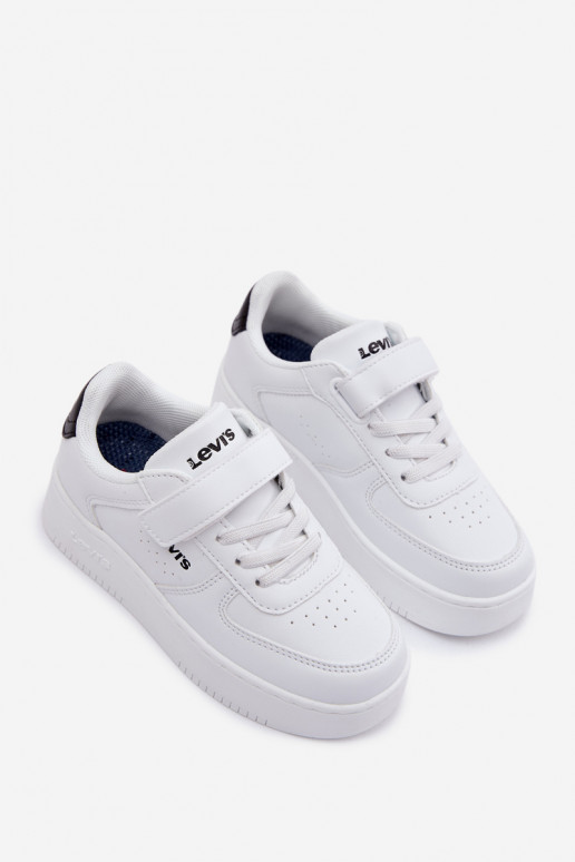 Laste spordijalatsid LEVI'S NEIN UNION BOLD VUNB0001S kleepuvate kinnitustega valged