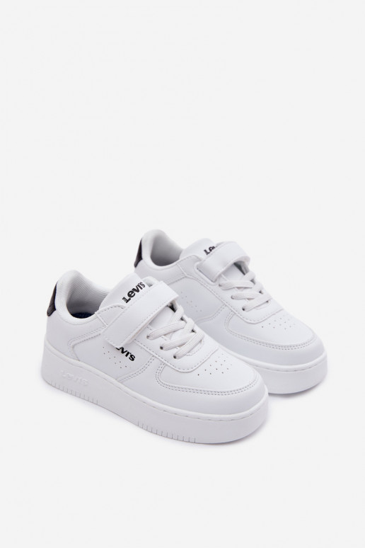 Laste spordijalatsid LEVI'S NEIN UNION BOLD VUNB0001S kleepuvate kinnitustega valged