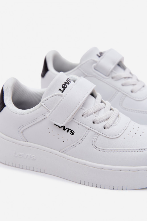 Laste spordijalatsid LEVI'S NEIN UNION BOLD VUNB0001S kleepuvate kinnitustega valged