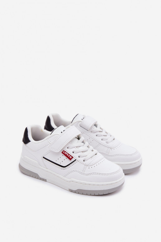 Laste spordijalatsid LEVI'S JOHN SE VJOH0012S kleepuvate kinnitustega valged