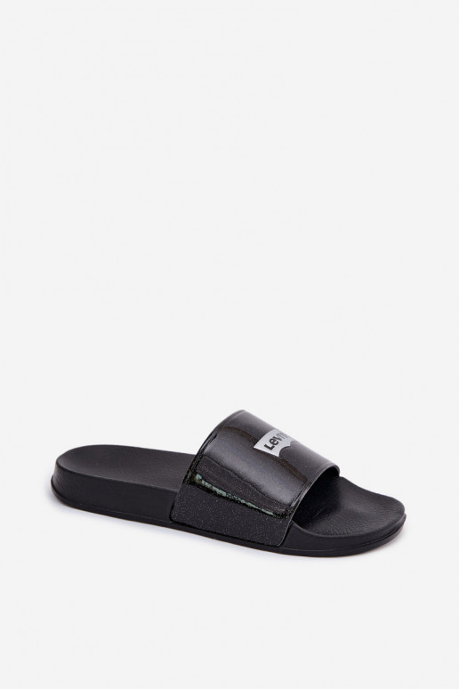 Nuorten sandaalit LEVI'S VPOL0251S-2693 musta kiiltävällä