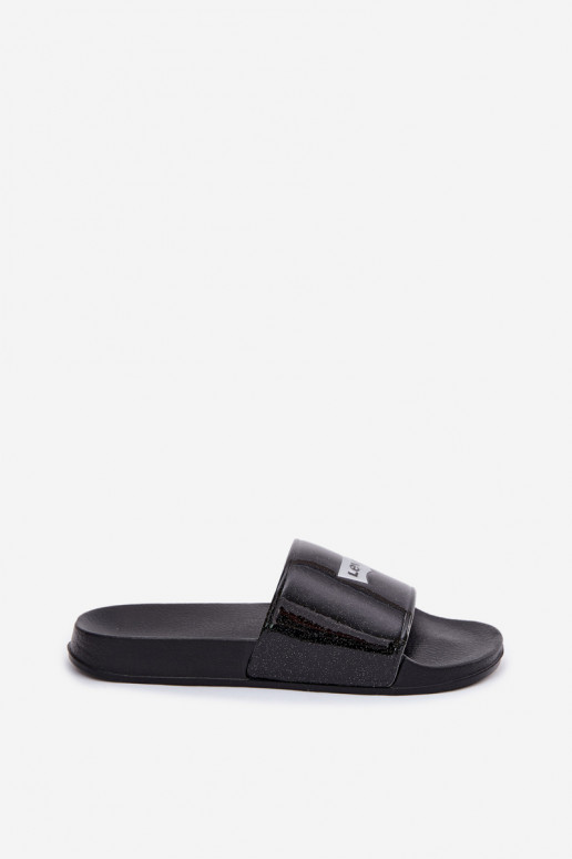 Nuorten sandaalit LEVI'S VPOL0251S-2693 musta kiiltävällä