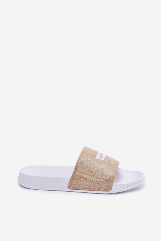 Nuorten sandaalit LEVI'S VPOL0251S-3923 kultainen kiiltävällä