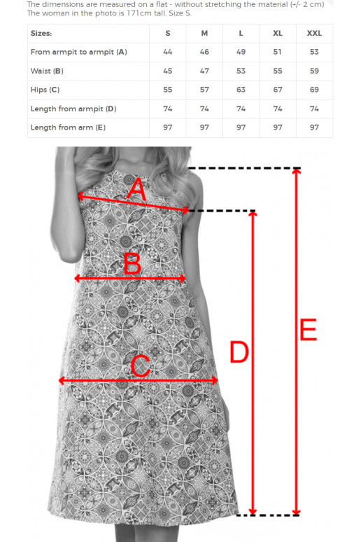 VICTORIA trapetsikujuline suvekleid siniste ja sidruni värvidega