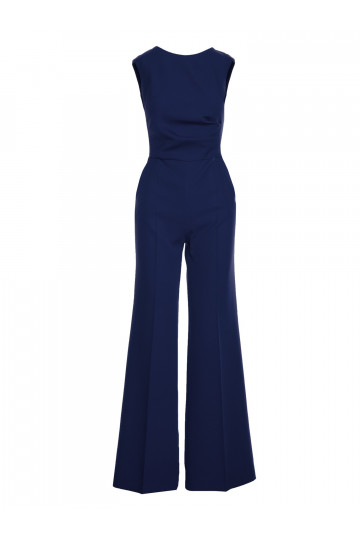 Lai lõikega jumpsuit - tumesinine 2