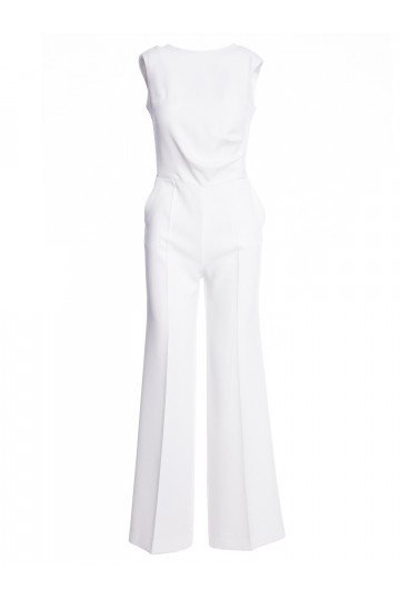 Lai lõikega jumpsuit - ecru 2