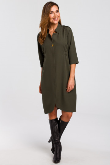 Khaki bleiseri kleit