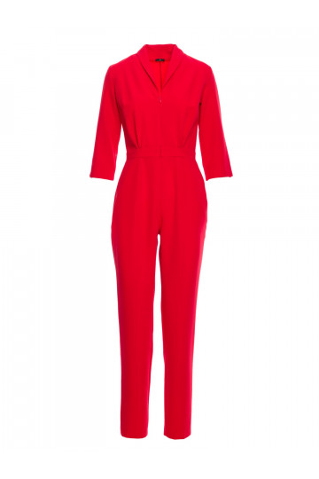 Punane kombinesoon šalikraega 2