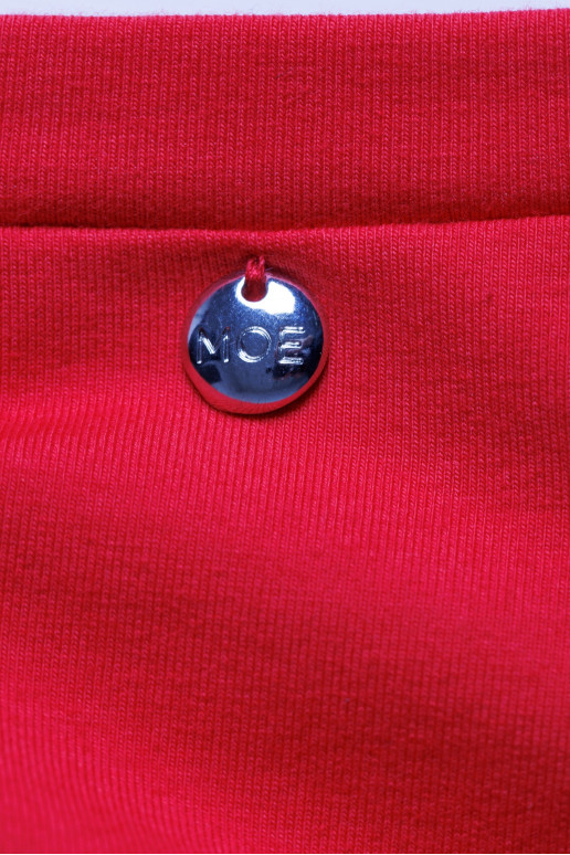 Punane mini kleit, millel on õlapaelad