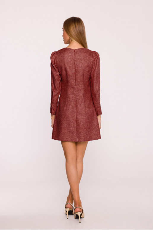 Bordo tvidist mini kleit