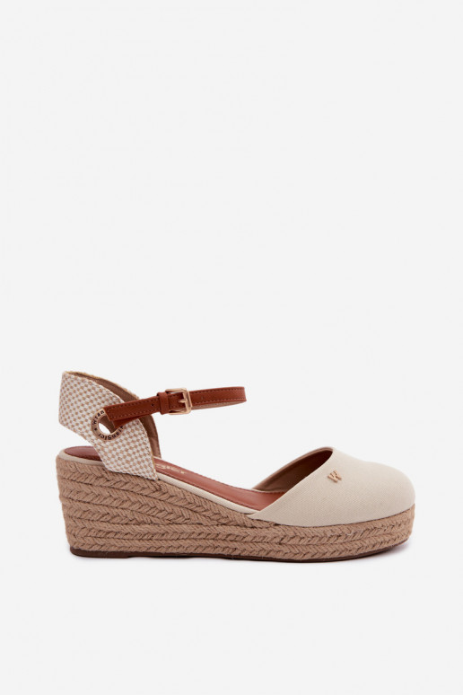 sandaalid Espadrillid  Wrangler 20261087-99Q beeži värvi