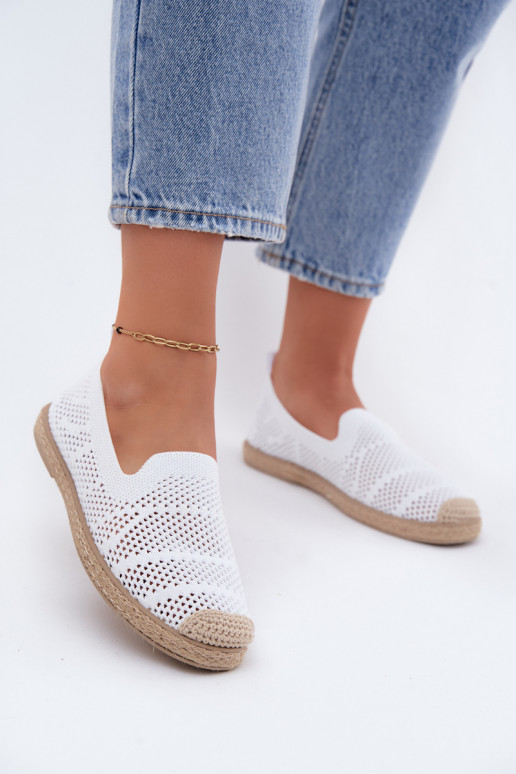 Ažuursed espadrillid  Riidest valget värvi Candessa