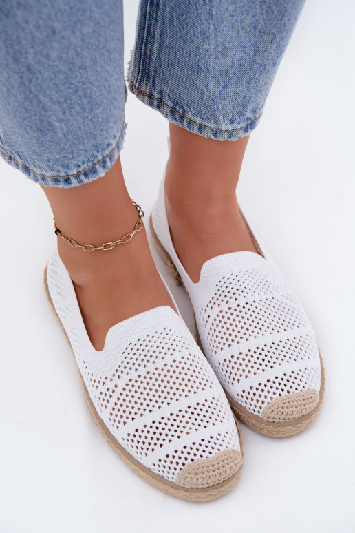 Ažuursed espadrillid  Riidest valget värvi Candessa