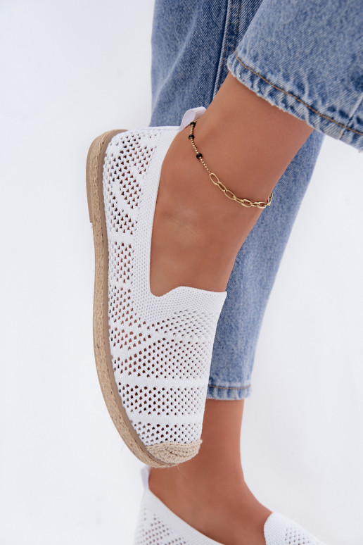 Ažuursed espadrillid  Riidest valget värvi Candessa
