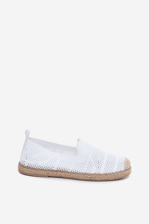 Ažuursed espadrillid  Riidest valget värvi Candessa