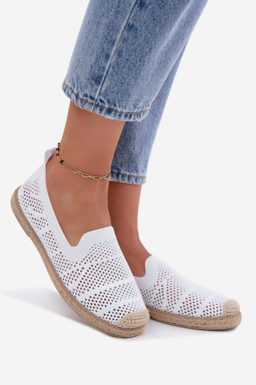 Ažuursed espadrillid  Riidest valget värvi Candessa