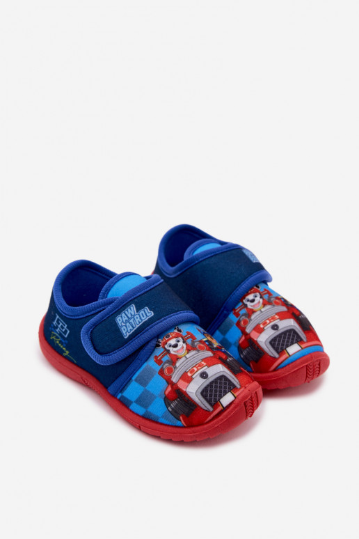 Plätud Laste jalanõud krõpsudega kinnitatav Paw Patrol tumesinist värvi Lennon