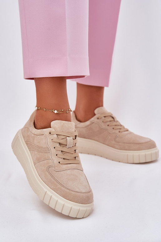 Naistel sametist sneakers stiilis...