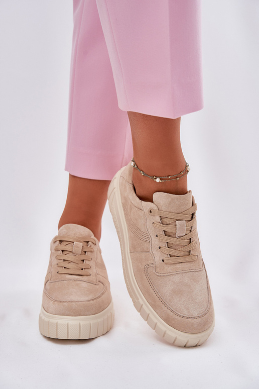 Naistel sametist sneakers stiilis...