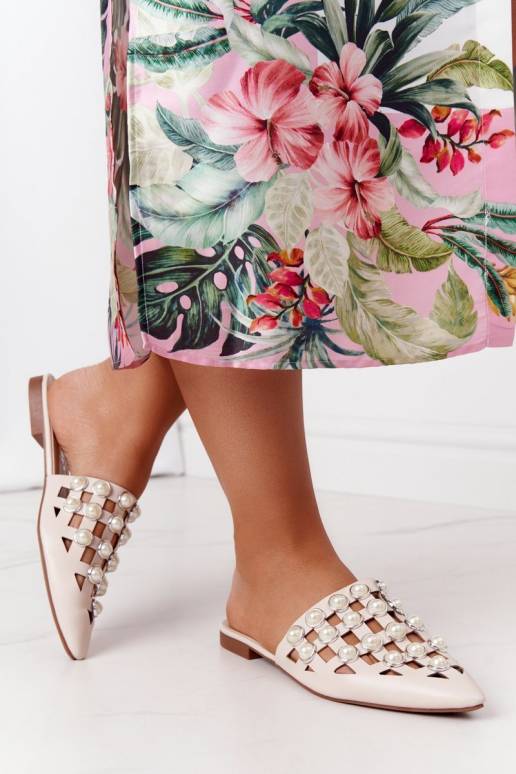 Plätud madala säärega I Perłami beeži...