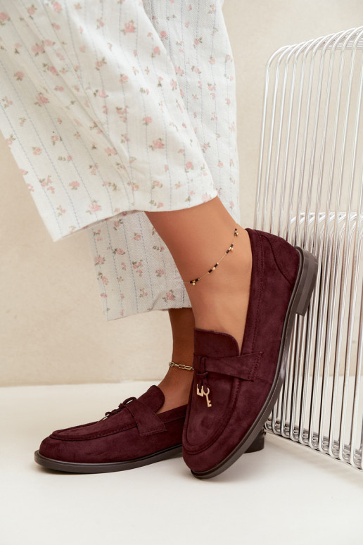 naiste mokassiinid Z u bordoo-värvi Raylie