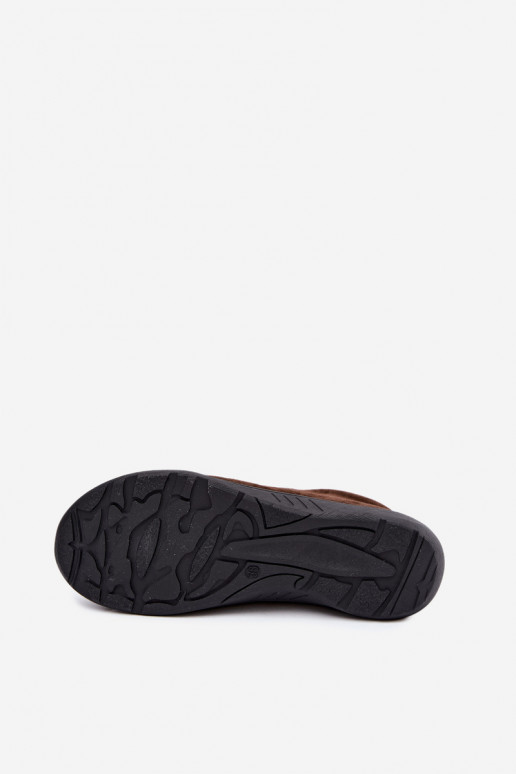 Naiste jalanõud šokolaadi faux suede Brindle