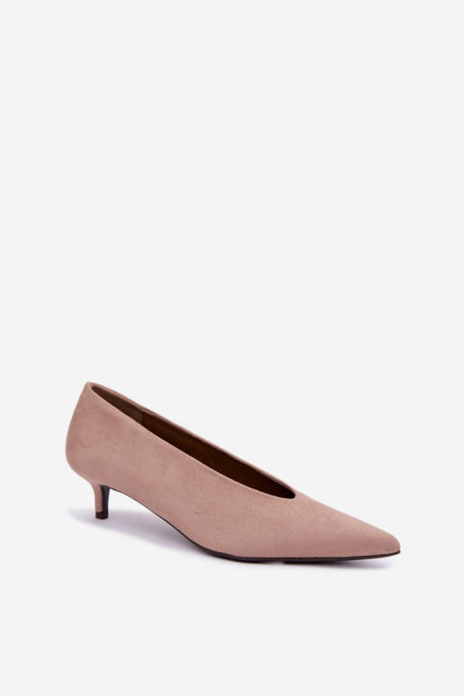 Kingad Kitten Heel beeži värvi Nuretta