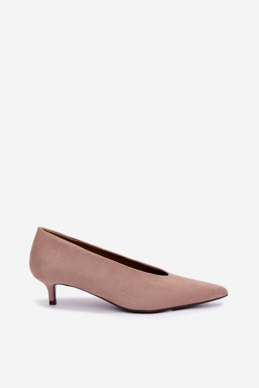 Kingad Kitten Heel beeži värvi Nuretta