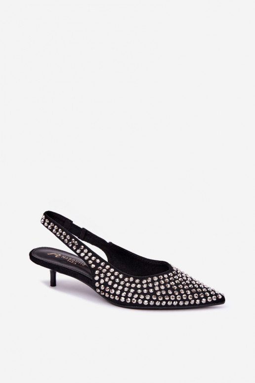 Naistesandaalid Kitten Heel neetidega Must Madden